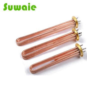 Scaldabagno ad immersione con flangia in ottone